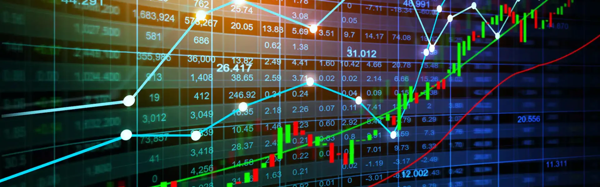 "Stock market graph showing a sharp upward trend in March 2025, reflecting the biggest weekly gain in four years."