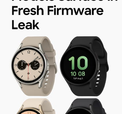 Galaxy Watch 8 models leaked in fresh firmware update, showcasing new design, health-tracking features, and display improvements.