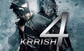 "Hrithik Roshan as Krrish in a dramatic superhero pose, representing Krrish 4's upcoming installment."