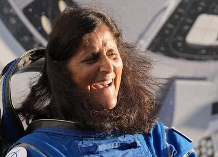 : NASA astronauts Sunita Williams and Barry Wilmore aboard the ISS, awaiting safe return to Earth.