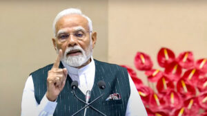 India retaliates diplomatically and economically against Pakistan after Pahalgam terror attack, with symbolic visuals of border, treaties, and water policy.