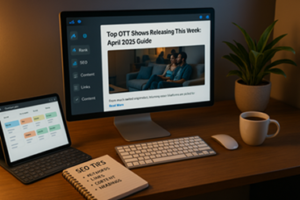 Collage of top OTT shows platforms with new show releases in April 2025