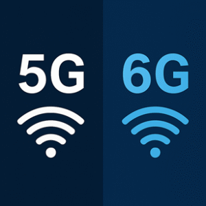 “5G vs 6G infographic showing speed, latency, and futuristic applications”