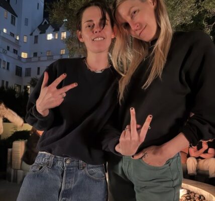 Kristen Stewart and Dylan Meyer celebrate their wedding in Los Angeles, April 2025.