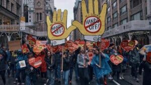 Hands Off protests 2025 against Trump government policies in major US cities