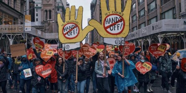 Hands Off protests 2025 against Trump government policies in major US cities