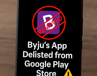 Byju’s app delisted from Google Play Store over AWS non-payment issue.