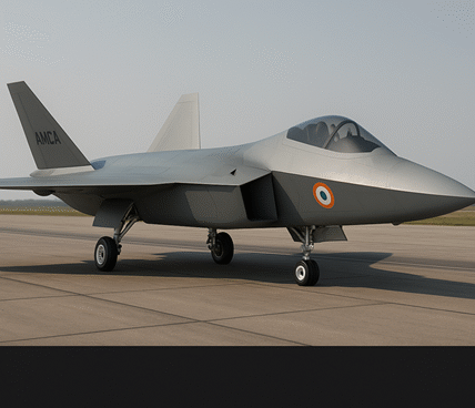 India AMCA 5th generation stealth fighter jet with private sector involvement.