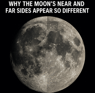 Moons near side and far side comparison explained in latest 2025 study