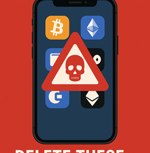 Crypto wallet danger alert delete apps now.
