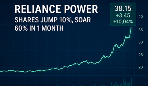 Reliance Power share price surges 10% in June 2025.